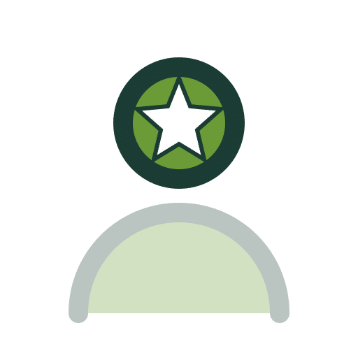 Icône client satisfait — satisfaction client