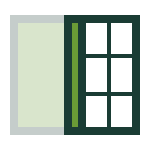 Icône cloisons doublages — mur de séparation