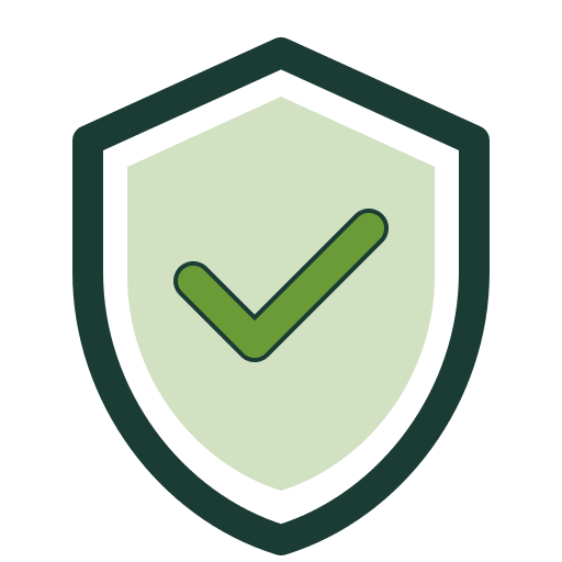 Icône bouclier garantie — accompagnement et garantie décennale